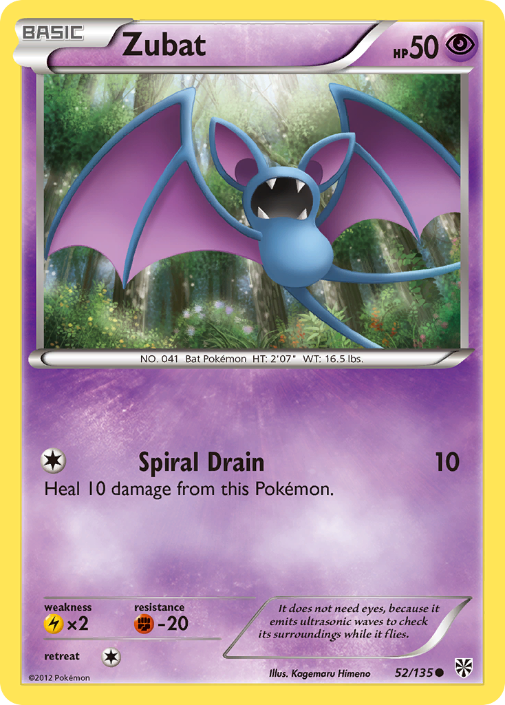 Zubat (52/135) [Black & White: Plasma Storm] | Good Games Morley