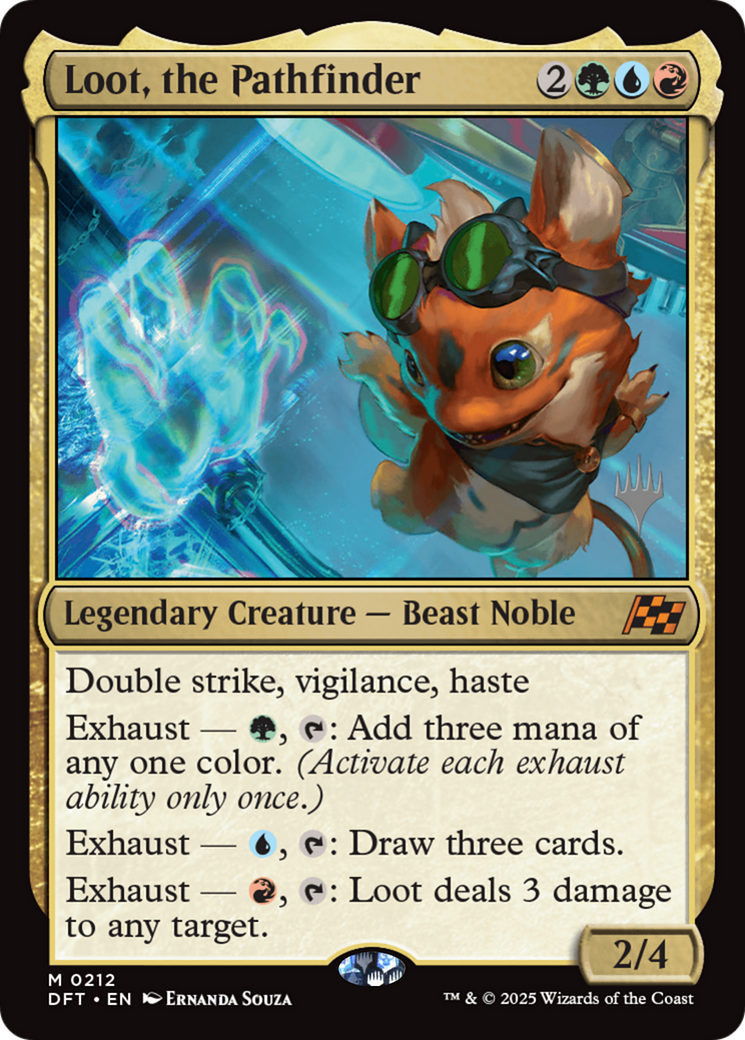 Loot, the Pathfinder (Promo Pack) [Aetherdrift Promos] | Good Games Morley
