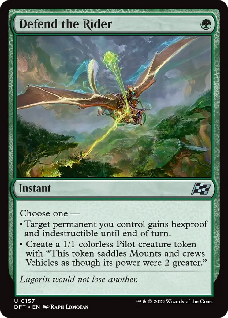 Defend the Rider [Aetherdrift] | Good Games Morley