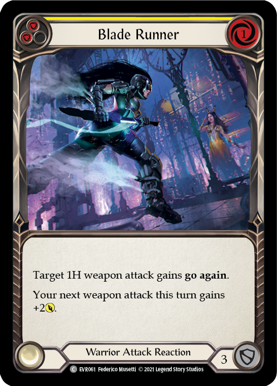 Blade Runner (Yellow) [EVR061] (Everfest)  1st Edition Rainbow Foil | Good Games Morley