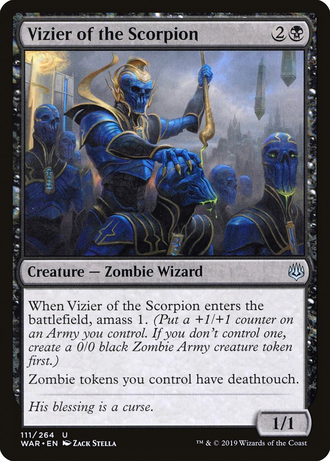 Vizier of the Scorpion 111/264 (War of the Spark)  | Good Games Morley