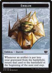 Daretti, Scrap Savant Emblem // Tuktuk the Returned Double-Sided Token [Commander 2014 Tokens] | Good Games Morley