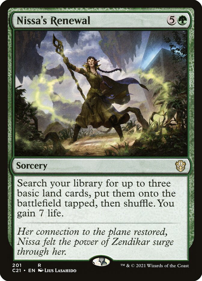 Nissa's Renewal 201/81 (Commander 2021)  | Good Games Morley