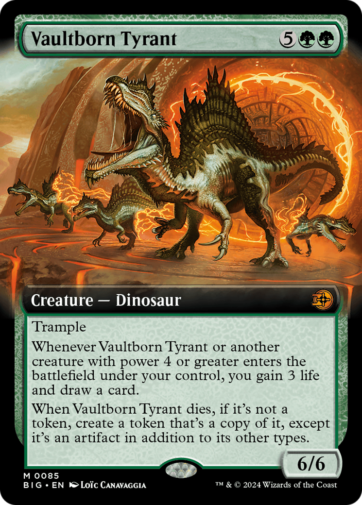 Vaultborn Tyrant (Extended Art) [Outlaws of Thunder Junction: The Big Score] | Good Games Morley