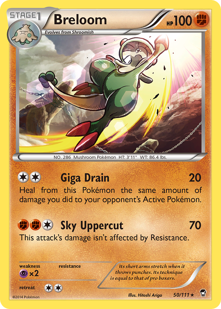 Breloom (50/111) [XY: Furious Fists] | Good Games Morley