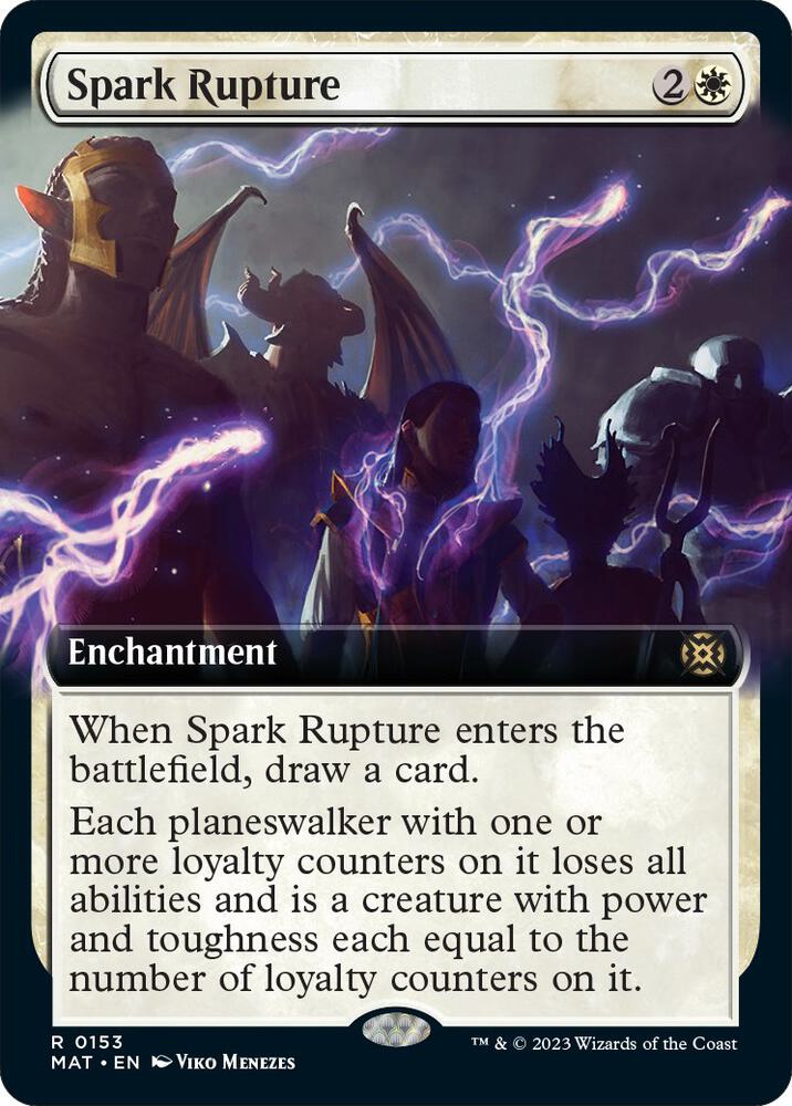 Spark Rupture 153/50 (March of the Machine: The Aftermath)  - Extended Art Foil | Good Games Morley