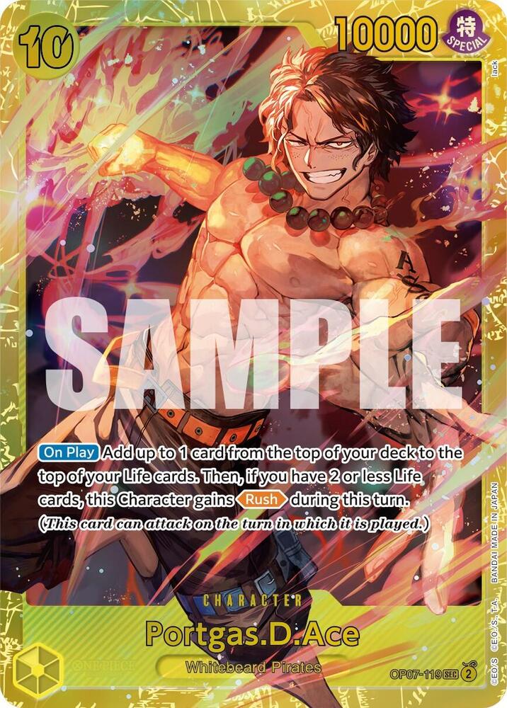Portgas.D.Ace OP07-119 (500 Years in the Future)  - Foil | Good Games Morley