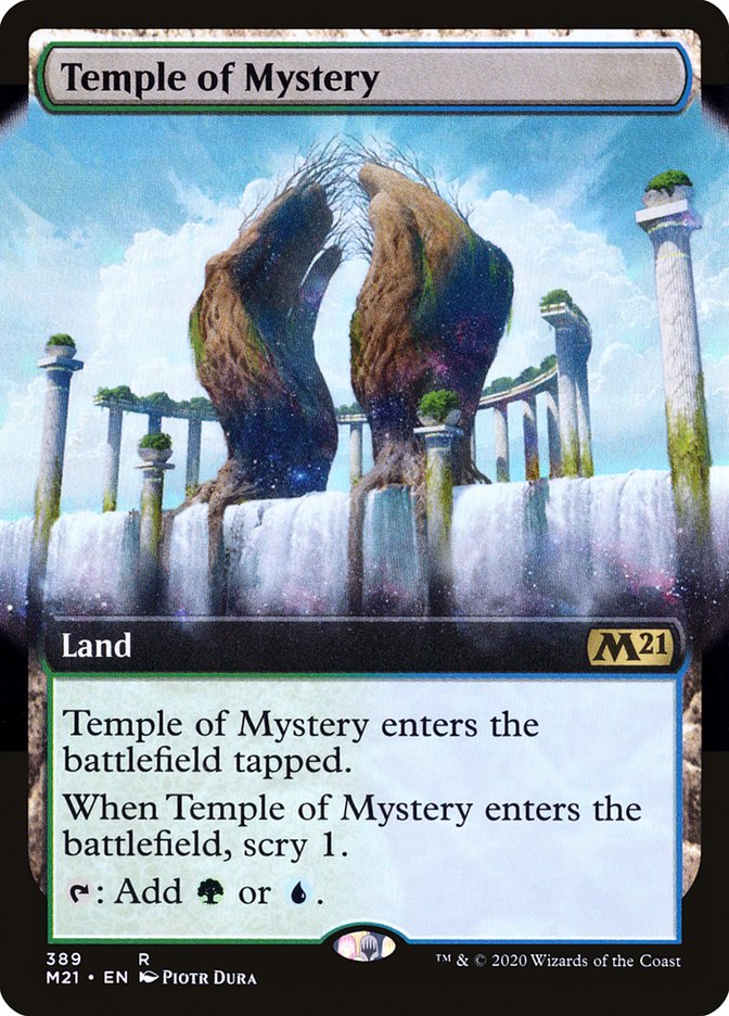 Temple of Mystery (Extended Art) [Core Set 2021] | Good Games Morley