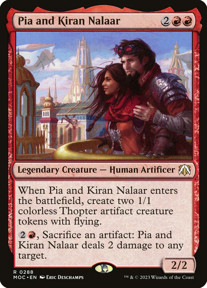 Pia and Kiran Nalaar 288/444 (Commander: March of the Machine)  | Good Games Morley