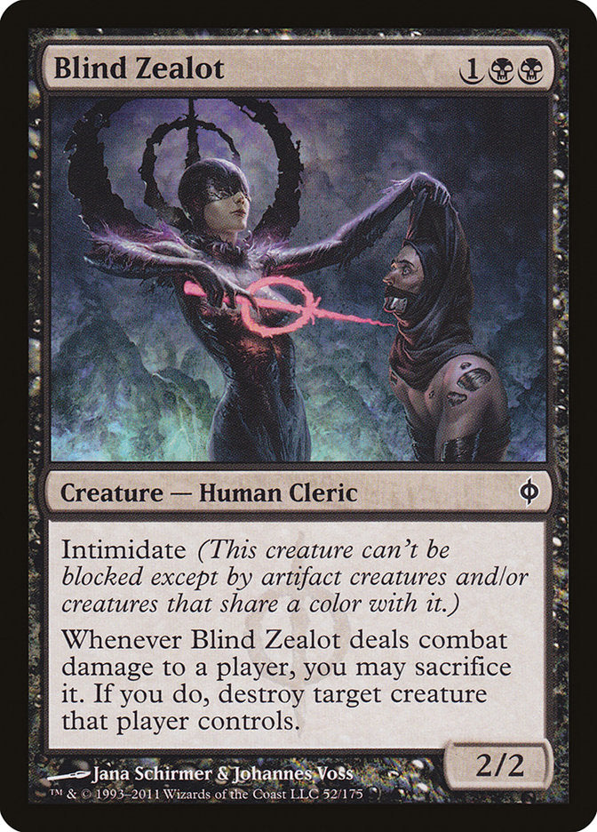 Blind Zealot 52/175 (New Phyrexia)  - Foil | Good Games Morley