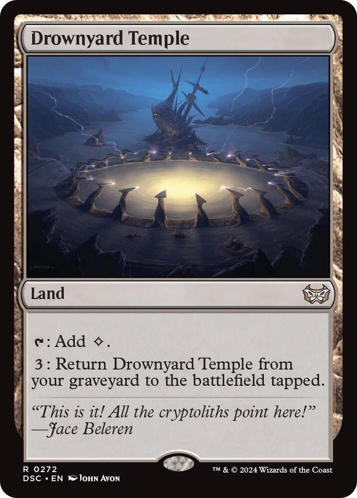 Drownyard Temple 272/40 (Commander: Duskmourn: House of Horror)  | Good Games Morley