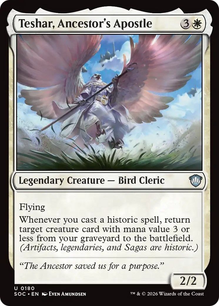 Teshar, Ancestor's Apostle [Secrets of Strixhaven Commander] | Good Games Morley