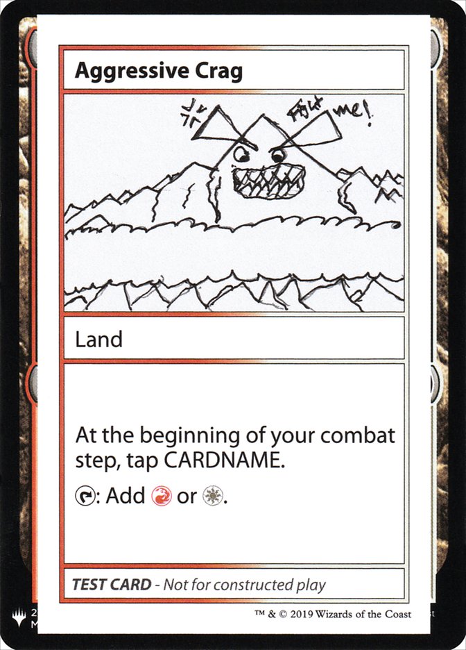 Aggressive Crag [Mystery Booster Playtest Cards] | Good Games Morley