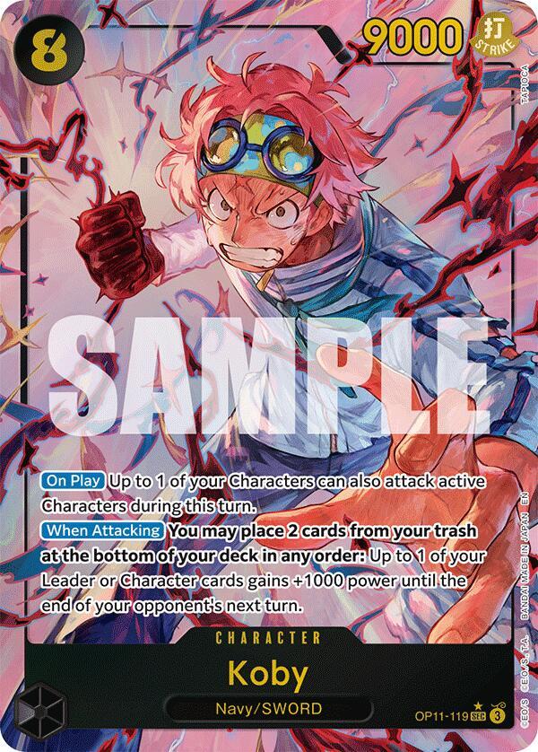 Koby OP11-119 (A Fist of Divine Speed)  - Alternate Art Foil | Good Games Morley