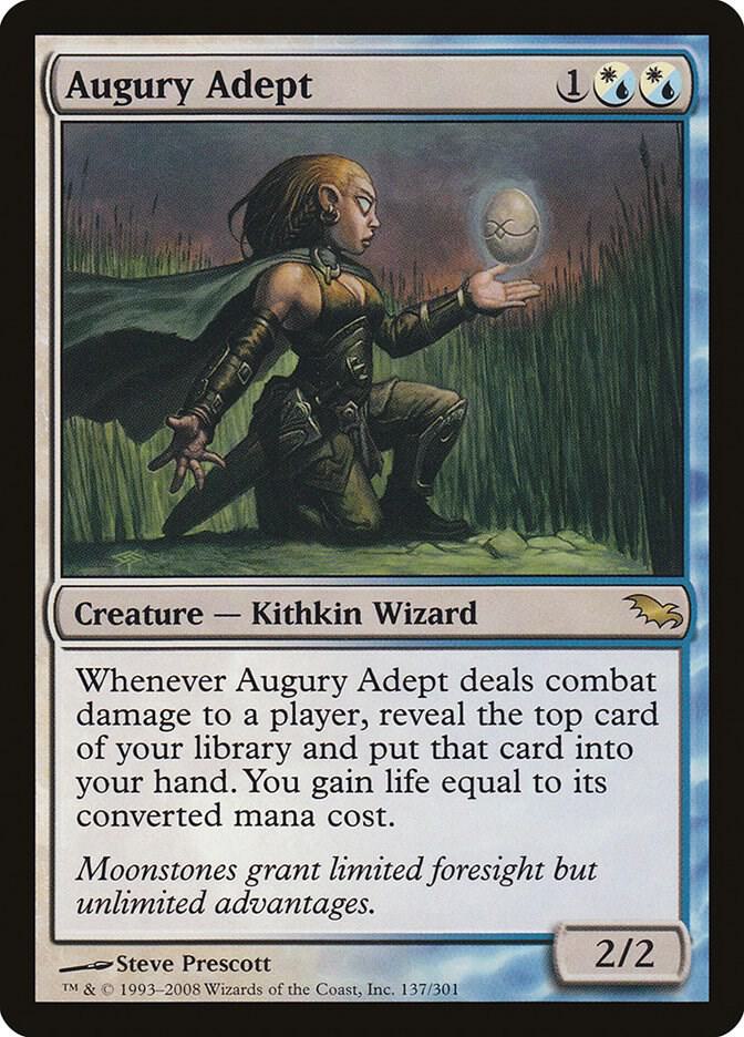 Augury Adept 137/301 (Shadowmoor)  - Foil | Good Games Morley