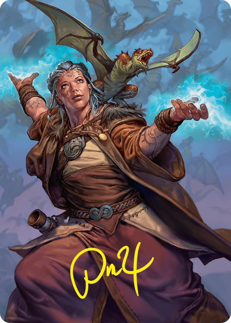 Drake Hatcher 2 Art Card (29/54) (Gold-Stamped Signature) [Foundations Art Series] | Good Games Morley