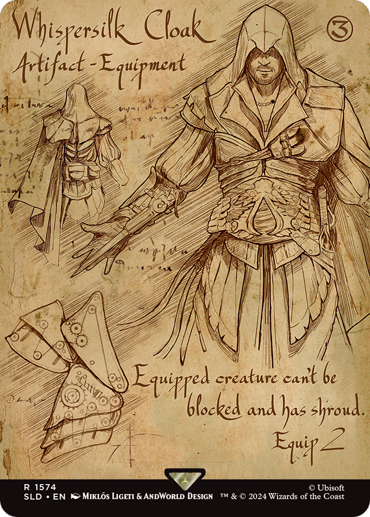Whispersilk Cloak [Secret Lair Drop Series] | Good Games Morley