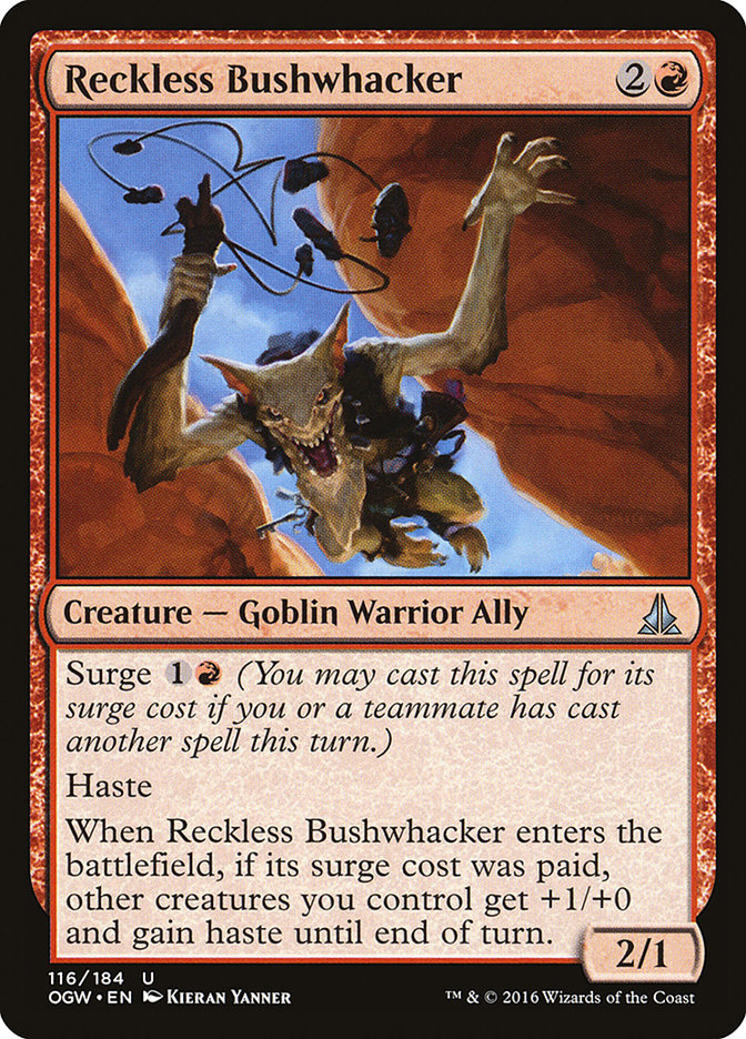 Reckless Bushwhacker 116/184 (Oath of the Gatewatch)  | Good Games Morley