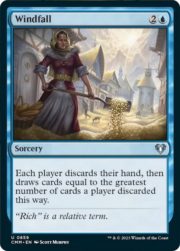 Windfall [Commander Masters] | Good Games Morley
