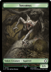 Radiation // Squirrel Double-Sided Token [Fallout Tokens] | Good Games Morley