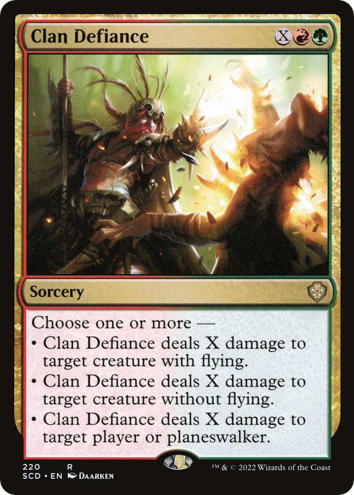 Clan Defiance 220/352 (Starter Commander Decks)  | Good Games Morley
