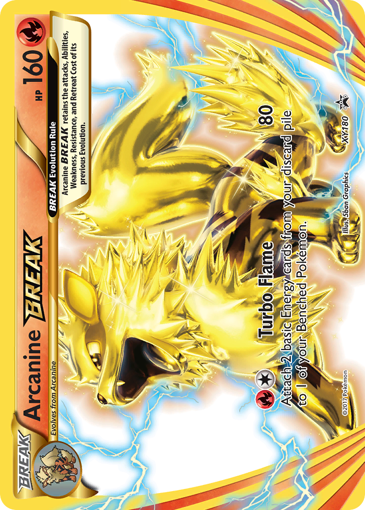 Arcanine BREAK (XY180) [XY: Black Star Promos] | Good Games Morley