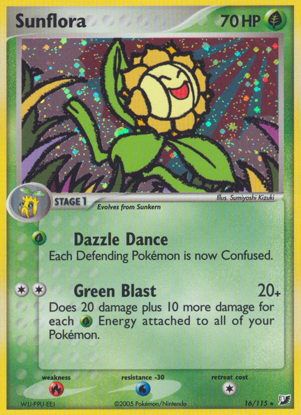 Sunflora (16/115) [EX: Unseen Forces] | Good Games Morley
