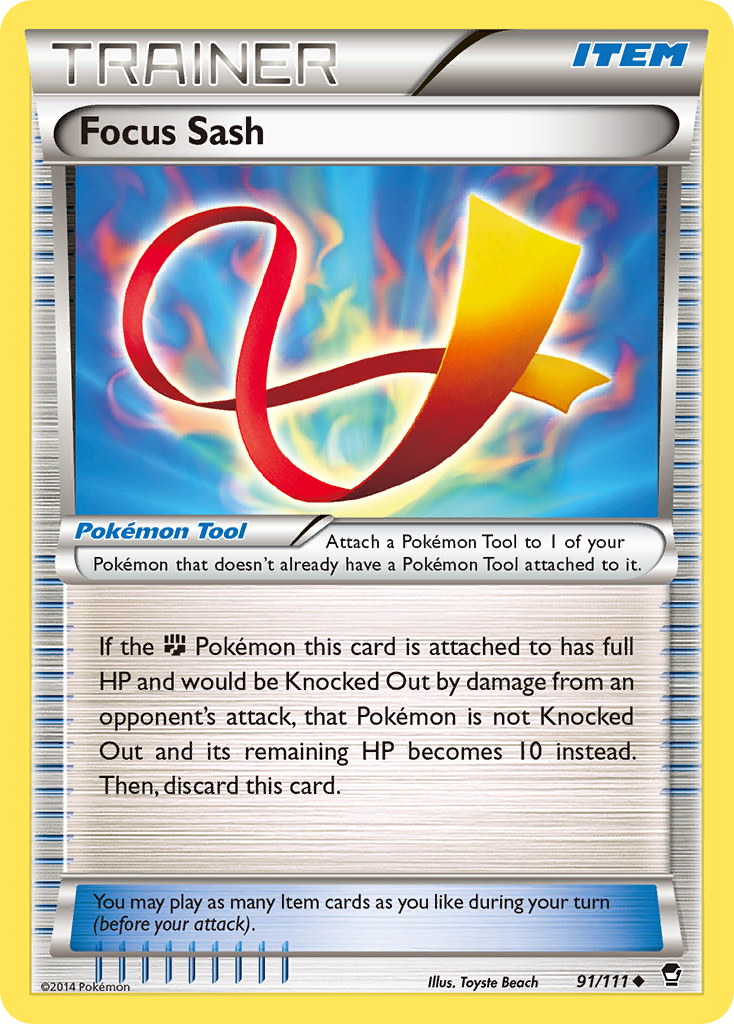 Focus Sash (91/111) [XY: Furious Fists] | Good Games Morley