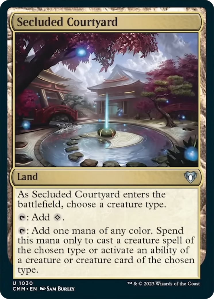 Secluded Courtyard [Commander Masters] | Good Games Morley