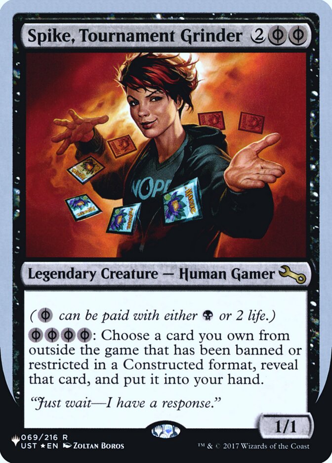 Spike, Tournament Grinder (Unfinity Foil Edition) [The List] | Good Games Morley