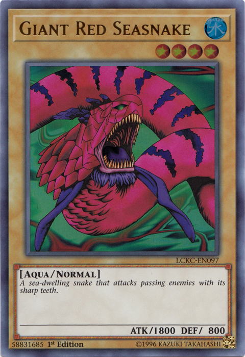 Giant Red Seasnake [LCKC-EN097] Ultra Rare | Good Games Morley
