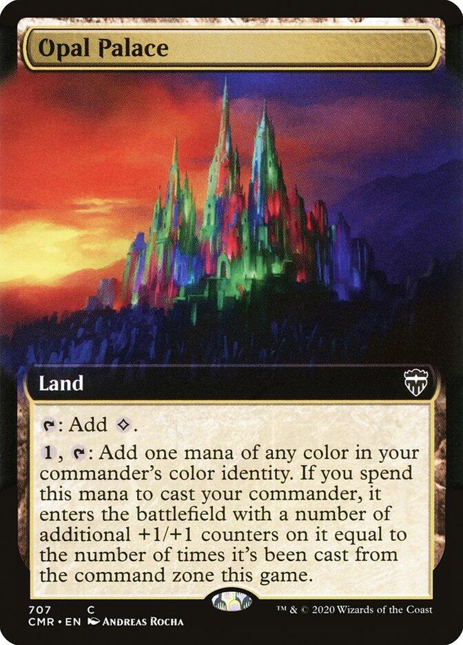 Opal Palace 707 (Commander Legends)  - Extended Art Foil | Good Games Morley