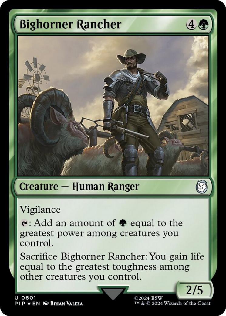 Bighorner Rancher (Surge Foil) [Fallout] | Good Games Morley