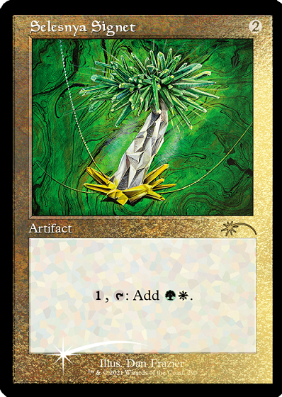 Selesnya Signet (Retro) (Foil Etched) [Secret Lair Drop Series] | Good Games Morley