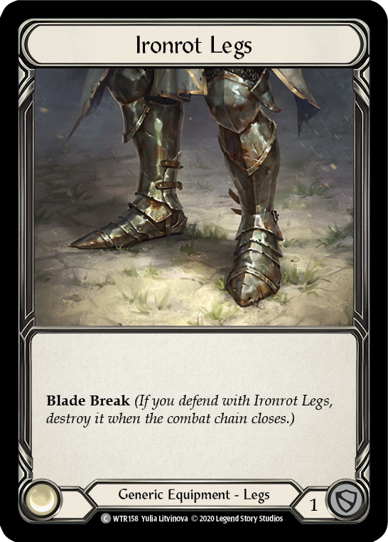 Ironrot Legs [U-WTR158] (Welcome to Rathe Unlimited)  Unlimited Rainbow Foil | Good Games Morley