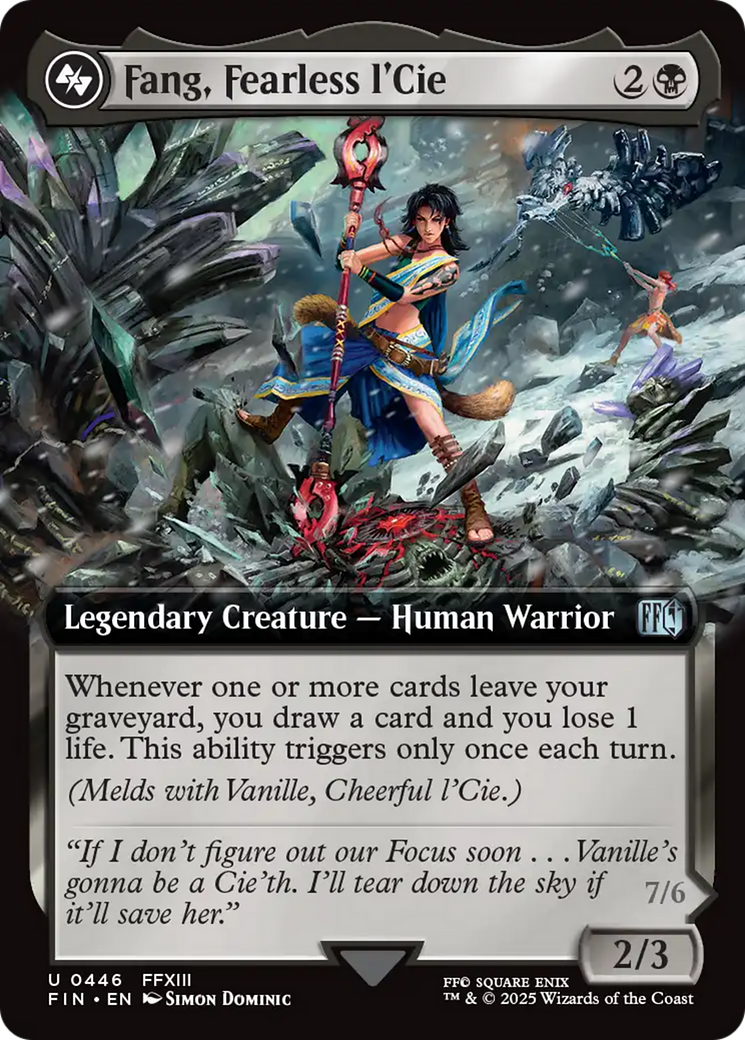 Fang, Fearless l'Cie (Extended Art) [FINAL FANTASY] | Good Games Morley