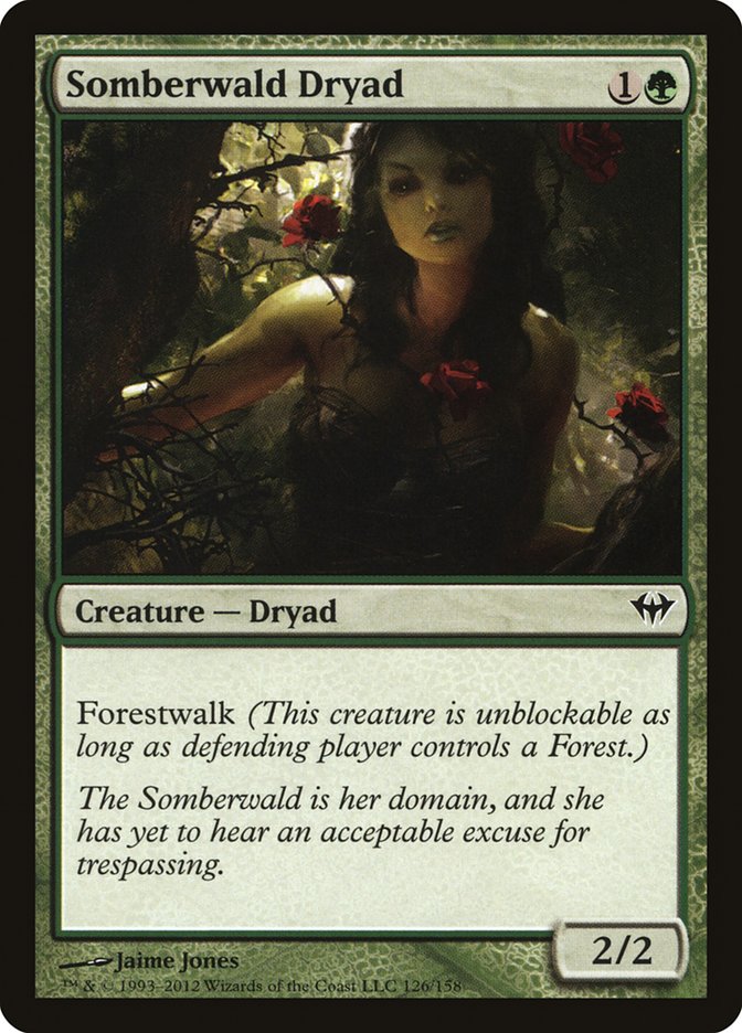 Somberwald Dryad 126/158 (Dark Ascension)  | Good Games Morley