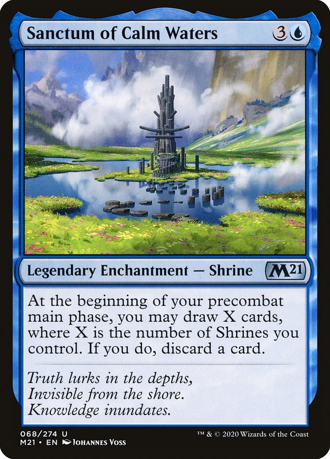 Sanctum of Calm Waters 68 (Core Set 2021)  | Good Games Morley