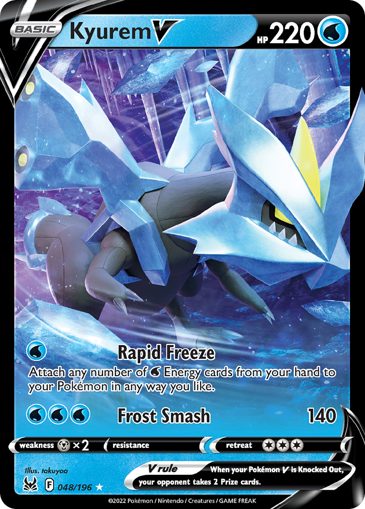 Kyurem V (048/196) (Jumbo Card) [Sword & Shield: Lost Origin] | Good Games Morley
