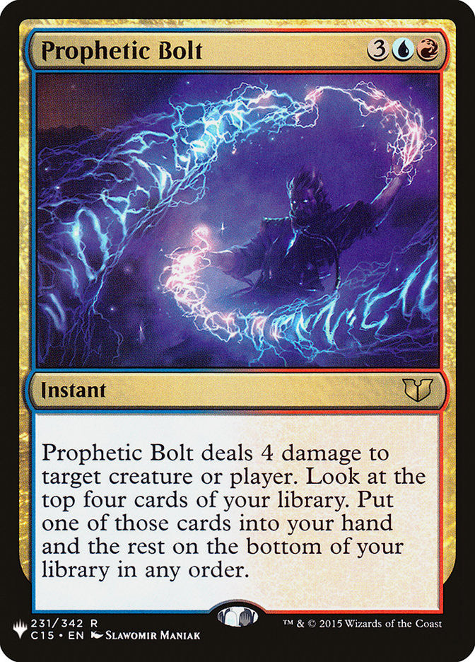 Prophetic Bolt [The List] | Good Games Morley