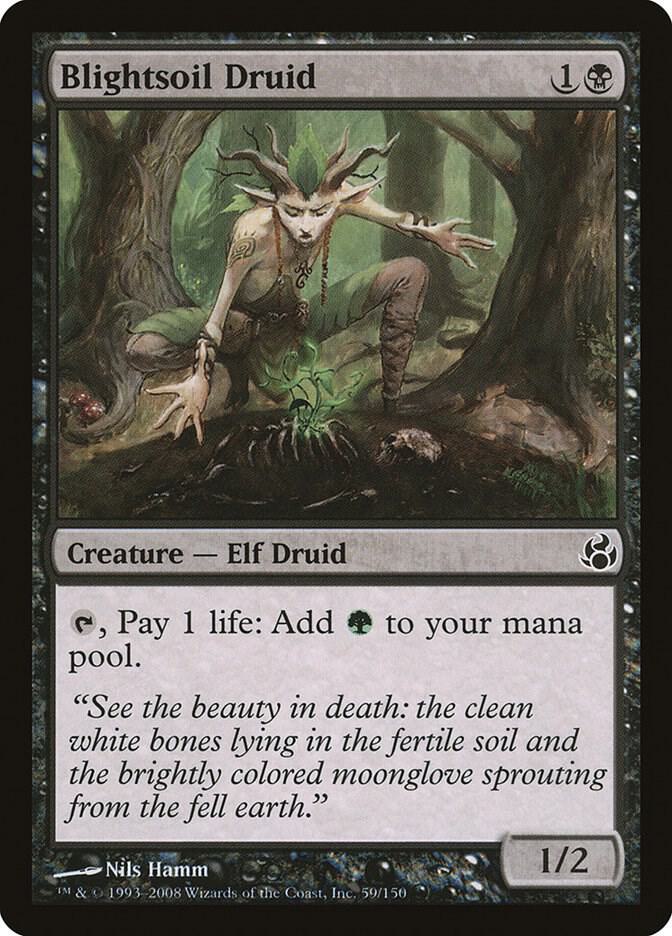 Blightsoil Druid 59/150 (Morningtide)  - Foil | Good Games Morley