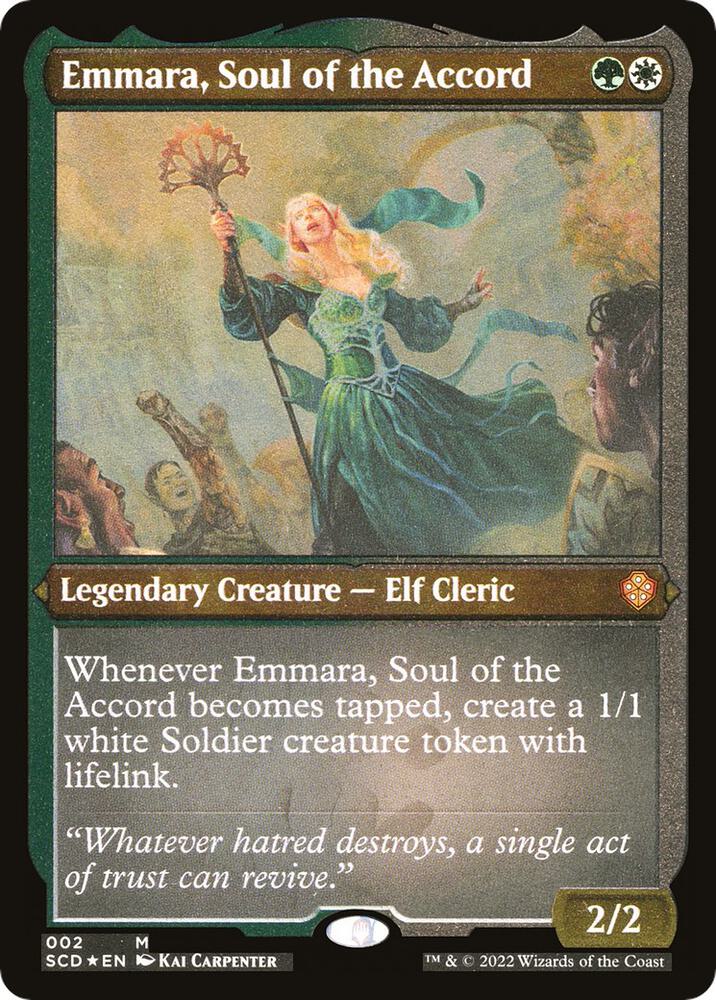 Emmara, Soul of the Accord 2 (Starter Commander Decks)  - Etched Foil | Good Games Morley