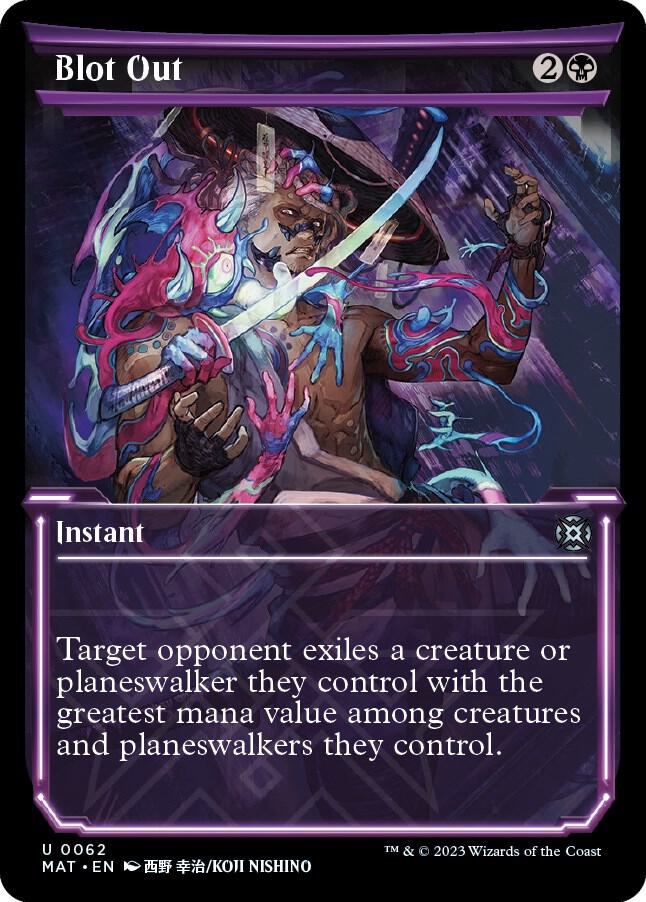 Blot Out 62/50 (March of the Machine: The Aftermath)  - Showcase Foil | Good Games Morley