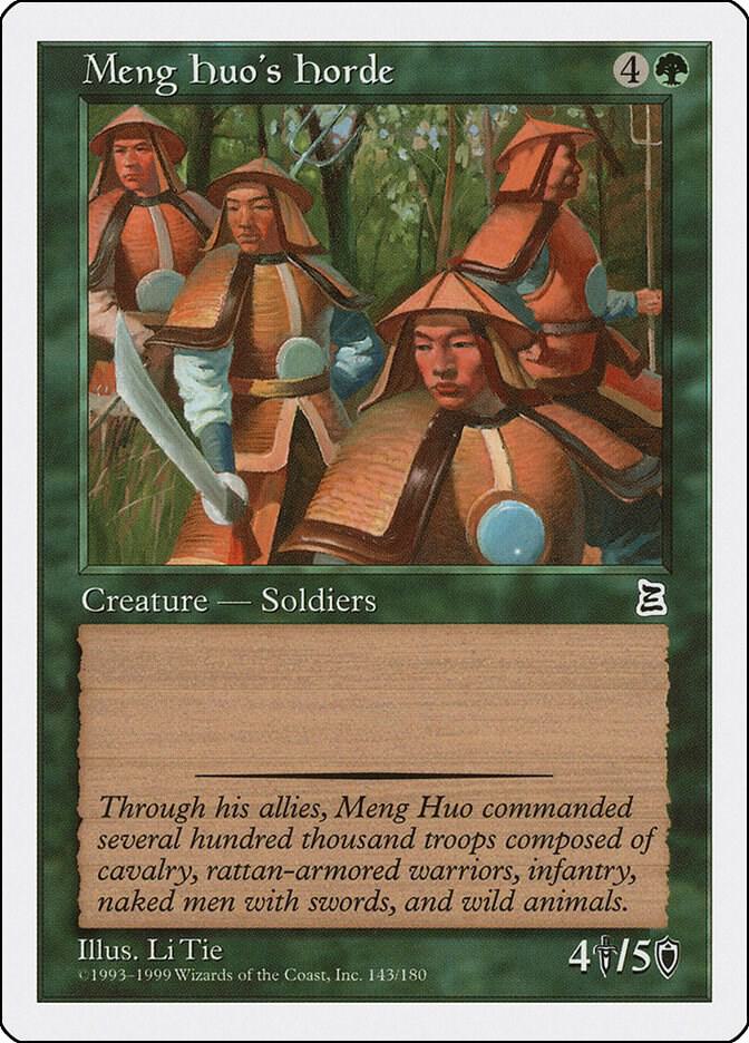 Meng Huo's Horde 143/180 (Portal Three Kingdoms)  | Good Games Morley