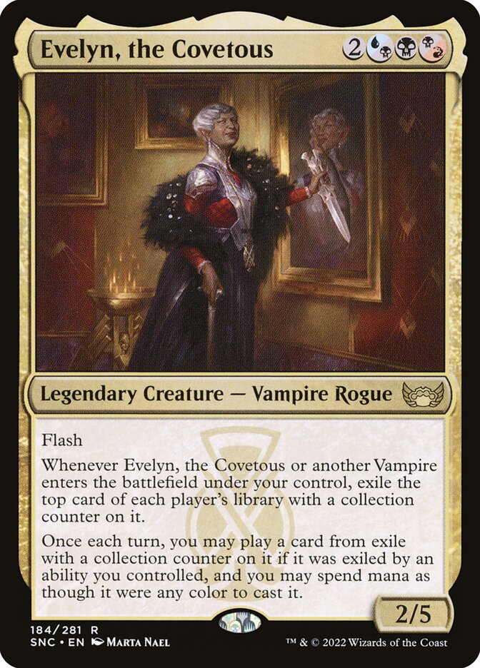 Evelyn, the Covetous 184/281 (Streets of New Capenna)  - Foil | Good Games Morley