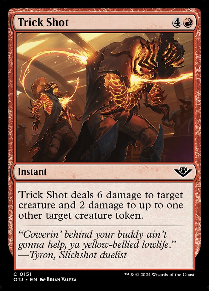 Trick Shot 151/286 (Outlaws of Thunder Junction)  - Foil | Good Games Morley