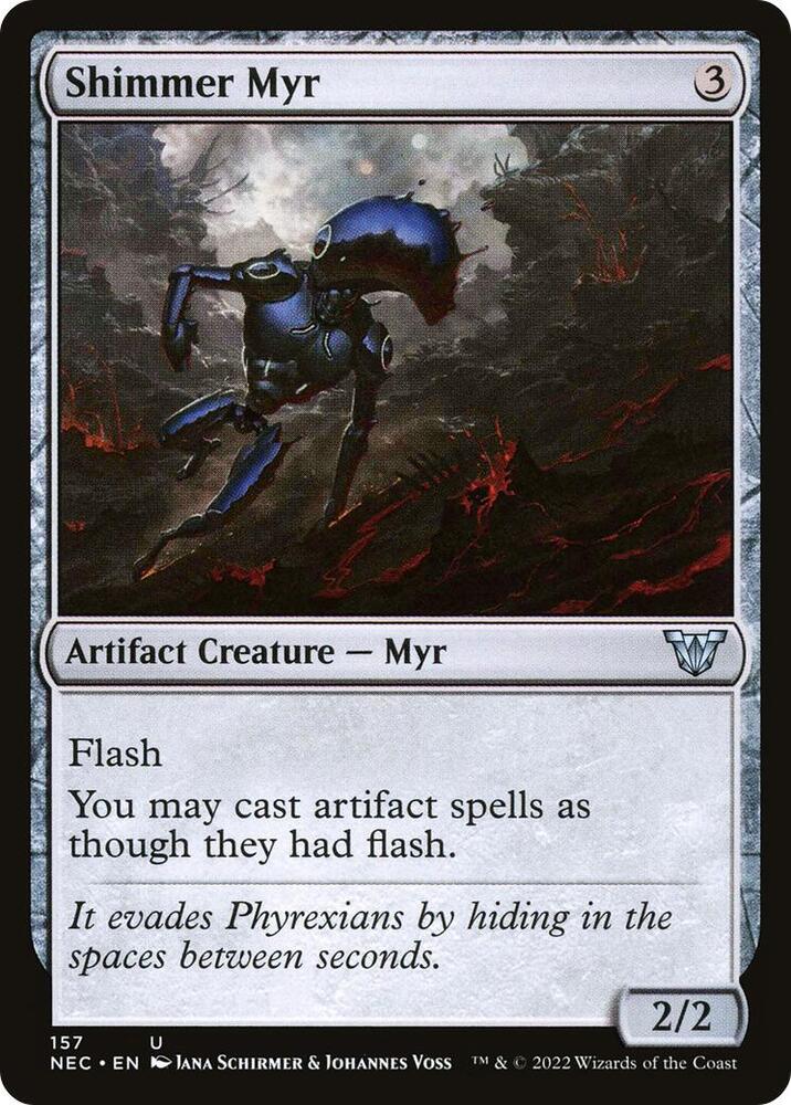 Shimmer Myr 157/38 (Commander: Kamigawa: Neon Dynasty)  | Good Games Morley