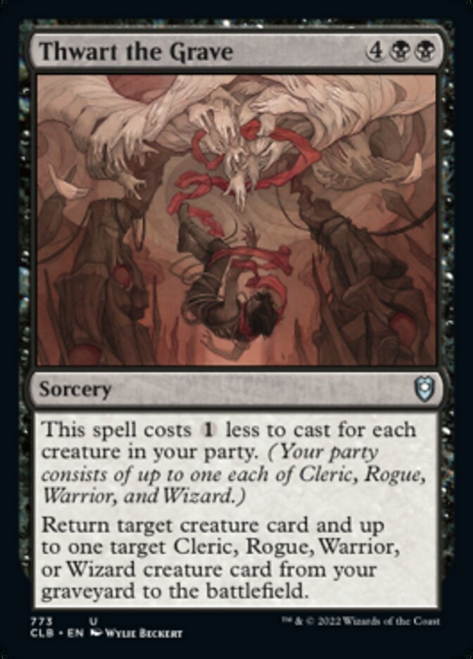 Thwart the Grave [Commander Legends: Battle for Baldur's Gate] | Good Games Morley