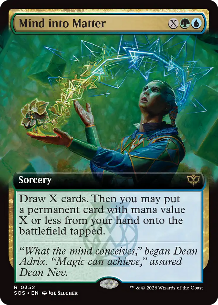 Mind into Matter (Extended Art) [Secrets of Strixhaven] | Good Games Morley