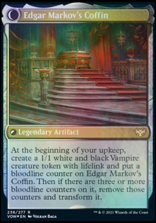 Edgar, Charmed Groom // Edgar Markov's Coffin [Innistrad: Crimson Vow Prerelease Promos] | Good Games Morley